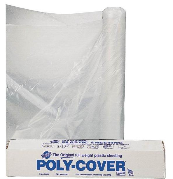 LBM Poly 6X6-C Polyethylene Sheeting, 6" x 100', Clear Collections