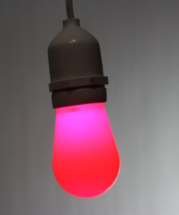 T50 Pink Opaque LED Bulbs E26 Bases (25 Pack) Largest Supplier Online