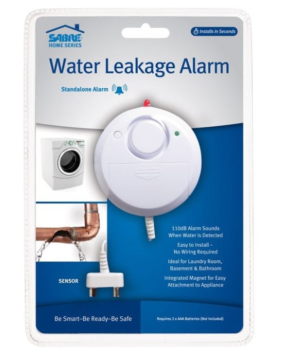 Sabre HS-WLA Water Leakage Alarm, Plastic, White Manchester Great Sale Cheap Pice