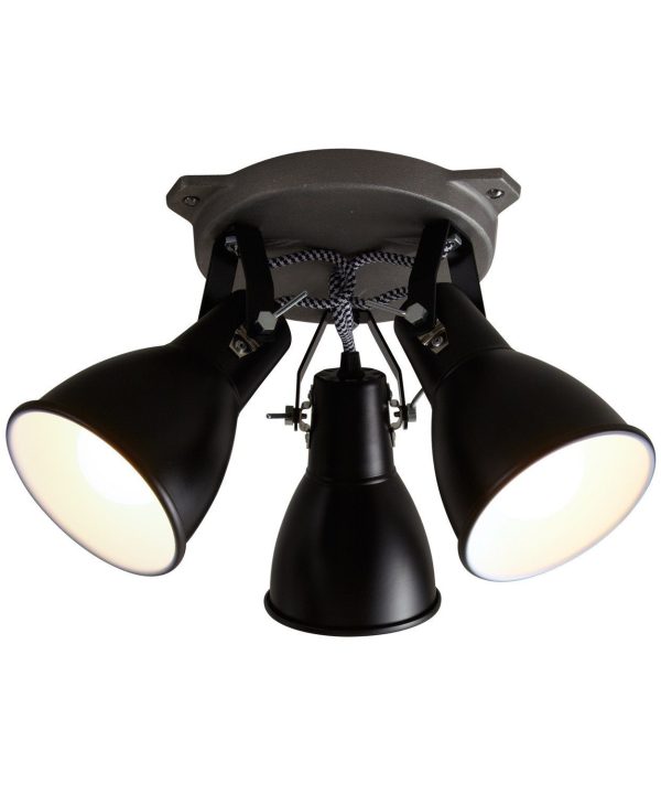 Stirrup Triple Ceiling Light Sale Big Discount