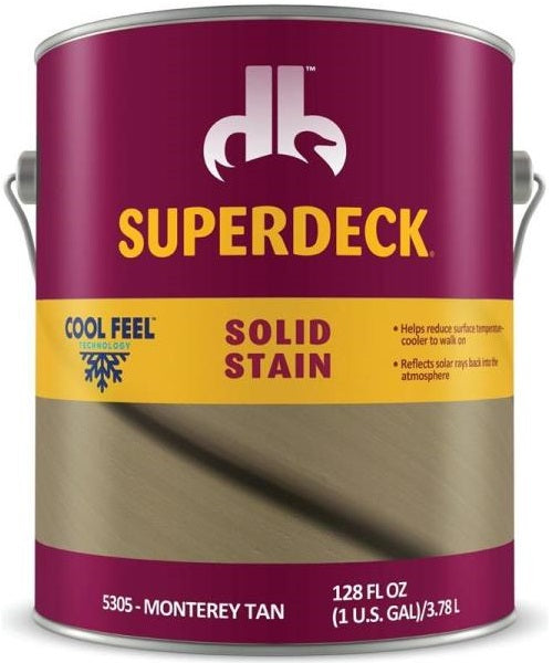 Superdeck DPI053054-16 Cool Feel Water-Based Deck Stain, Gallon Shop For Cheap Pice